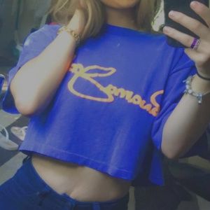 Vintage crop top